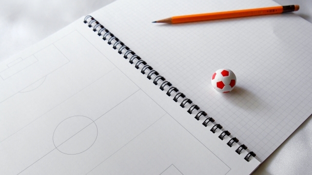 サッカー,ノート,書き方